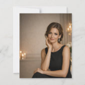 Photo milestone birthday invitation (裏面)