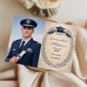 Photo Military Air Force Graduation Theme 案内状