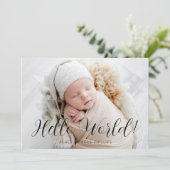 Photo Minimalist Elegant Typography Hello World (スタンド正面)