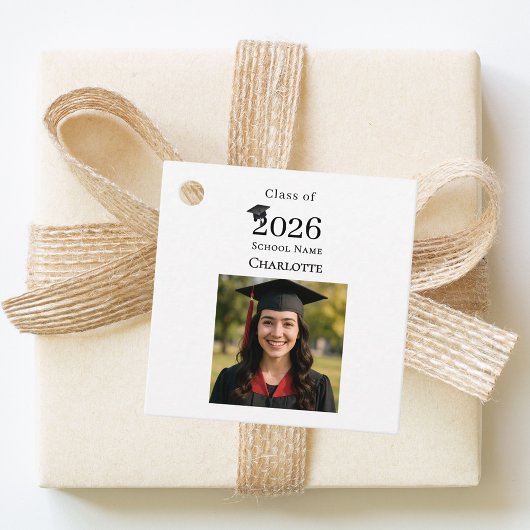 Photo modern Graduation Party DIY フェイバータグ