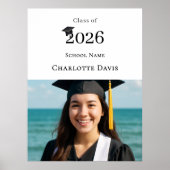 Photo modern Graduation Party welcome ポスター (正面)