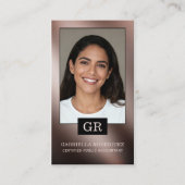 Photo Modern Professional CPA Accountant 名刺 (正面)