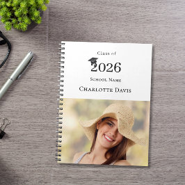  Photo Modern Senior Graduate Class of 2026 ノートブック