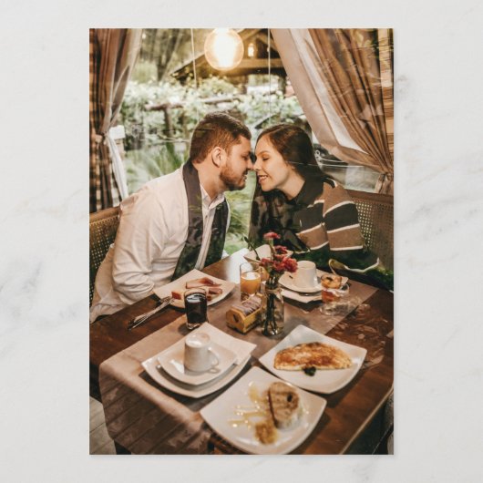 Photo Monogram Wedding メニュー (裏面)