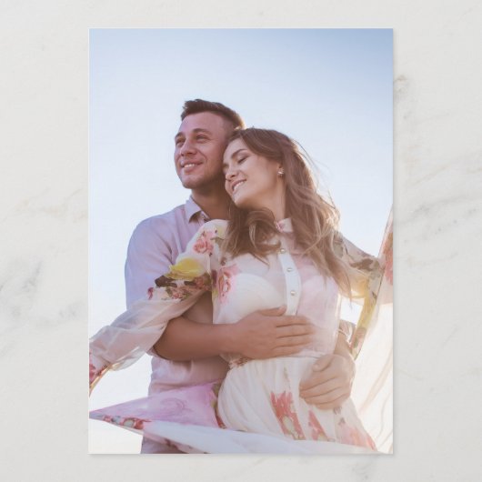 Photo Monogram Wedding Menu メニュー (裏面)