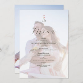 Photo Monogram Wedding Menu メニュー