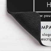 Photo Mouse Pad Template Professional Modern マウスパッド (コーナー)