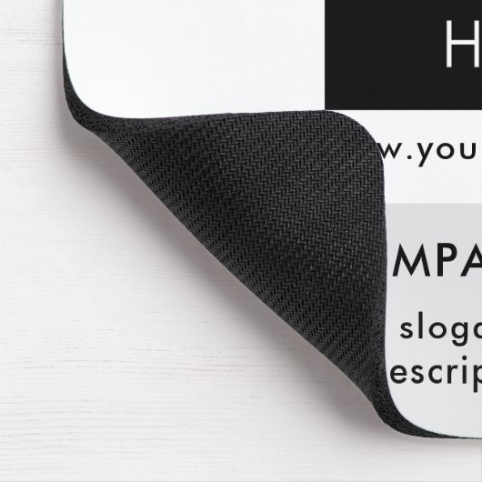 Photo Mouse Pad Template Professional Modern マウスパッド (コーナー)