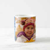 Photo Mug雪片のメリークリスマスの叔母さん コーヒーマグカップ (中央)