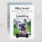 Photo My Humans Getting Married セーブザデート (正面/裏面)