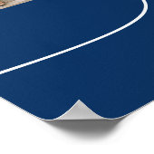 Photo Navy 数々の Blue Graduation Partyポスター ポスター (角)