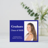 Photo Navy Blue卒業発表 ポストカード (スタンド正面)