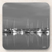 photo noir et blanc, bateaux コースター (正面)