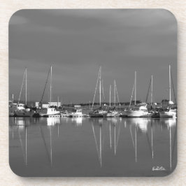 photo noir et blanc, bateaux コースター