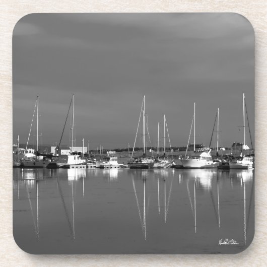 photo noir et blanc, bateaux コースター (正面)