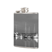 photo noir et blanc, bateaux フラスク (左)