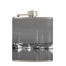 photo noir et blanc, bateaux