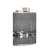 photo noir et blanc, bateaux フラスク (右)