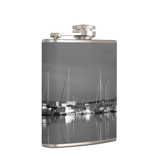 photo noir et blanc, bateaux フラスク (右)