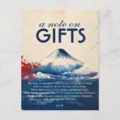 Photo Note on GIFTS Japonesque Harmony with Fuji エンクロージャーカード (正面)