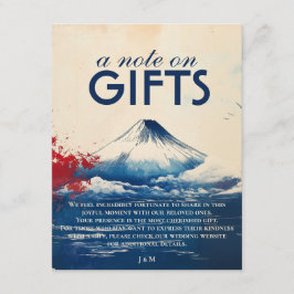 Photo Note on GIFTS Japonesque Harmony with Fuji エンクロージャーカード