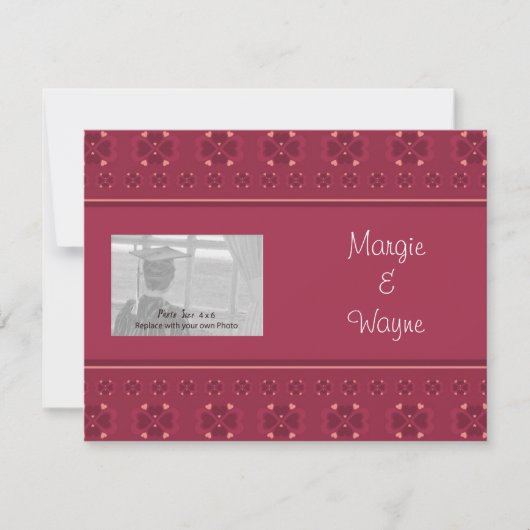 Photo notecards with envelopes 招待状 (正面)