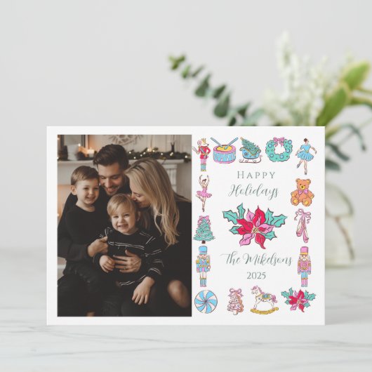 Photo Nutcracker Ballet Christmas シーズンカード (スタンド正面)