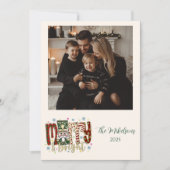 Photo Nutcracker Merry & Bright Christmas シーズンカード (正面)