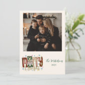 Photo Nutcracker Merry & Bright Christmas シーズンカード (スタンド正面)