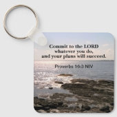 Photo of Atlantic Data with Bible Success Verse キーホルダー (正面)