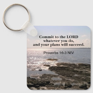 Photo of Atlantic Data with Bible Success Verse キーホルダー