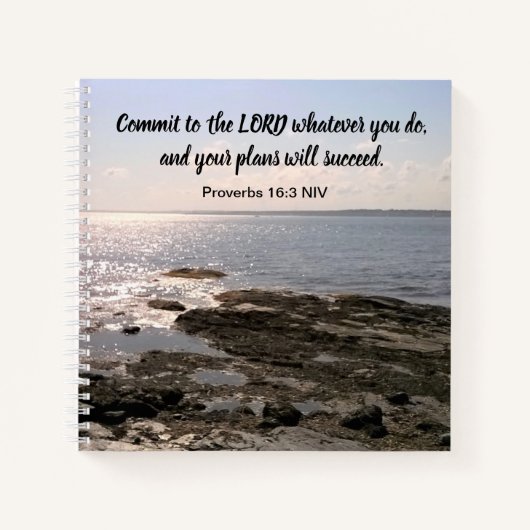 Photo of Atlantic Data with Bible Success Verse ノートブック (正面)