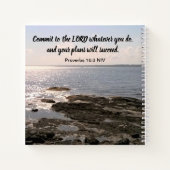 Photo of Atlantic Data with Bible Success Verse ノートブック (裏面)