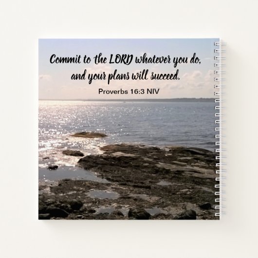 Photo of Atlantic Data with Bible Success Verse ノートブック (裏面)