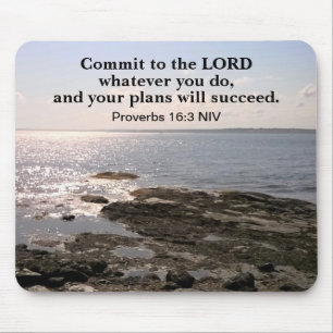 Photo of Atlantic Data with Bible Success Verse マウスパッド
