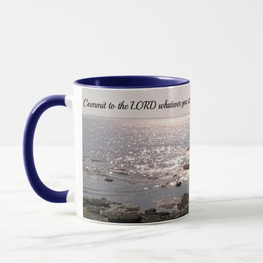 Photo of Atlantic Data with Bible Success Verse マグカップ (左)