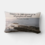 Photo of Atlantic Data with Bible Success Verse ランバークッション (裏面)