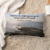 Photo of Atlantic Data with Bible Success Verse ランバークッション (ブランケット)