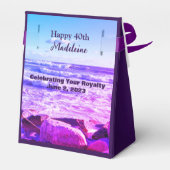 Photo of Atlantic Waves Purple 40th Birthday フェイバーボックス (裏面サイド)