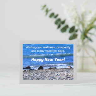Photo of Blue海Happy New Year シーズンポストカード