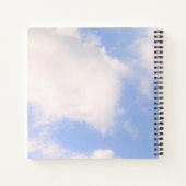 Photo of Blue Sky Be Hony Bible Verse Name ノートブック (裏面)