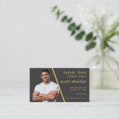 Photo of Fitness Coach Personal Trainer 名刺 (スタンド正面)