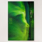 Photo of Iceland and the Northern Lights ジグソーパズル (縦)