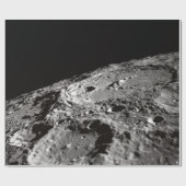 PHOTO OF MOON SURFACE ラッピングペーパー (フラット)