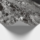 PHOTO OF MOON SURFACE ラッピングペーパー (角)