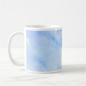 Photo of Peace Light Blue Sky シンプルPhoto コーヒーマグカップ (左)