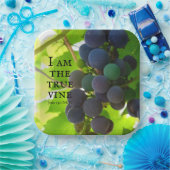 Photo of Purple Grues Gospel of John Bible Verse ペーパープレート (パーティー)