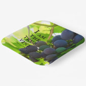 Photo of Purple Grues Gospel of John Bible Verse ペーパープレート (傾斜あり)