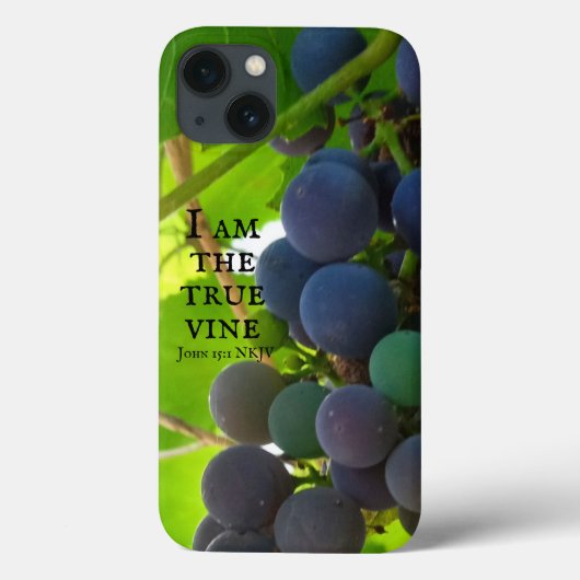 Photo of Purple Grues Gospel of John Bible Verse Case-Mate iPhoneケース (裏面)