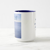 Photo of Still Blue Bible Verse Know God マグカップ (中央)